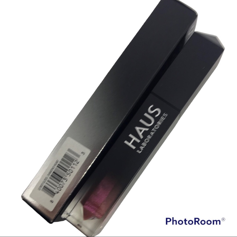 Haus Labs DIAMOND HEART LE RIOT LIP GLOSS translucent w pink Pearl vegan new box - Picture 2 of 4